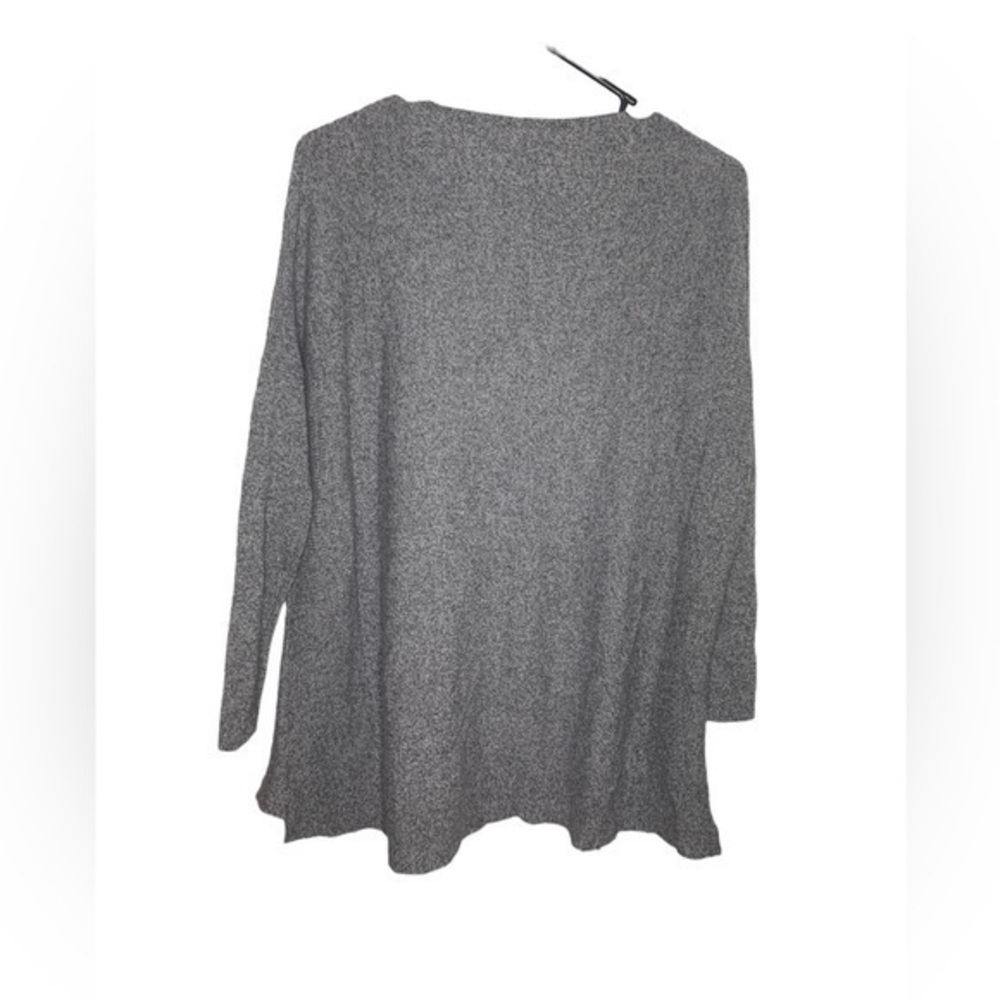 Brown Allan 1883 Tunic Sweater Wool Cashmere Size Medium - Picture 2 of 3